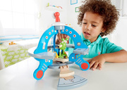 UFO飞碟模型 幼儿早教园儿童木质太空船飞船科学观察玩具
