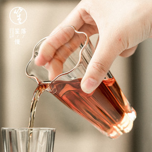玻璃公道杯加厚耐热分茶器日式茶海大容量不烫手高档功夫茶具
