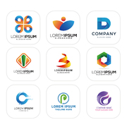 原创logo设计企业商标品牌标志公司VI字体图标卡通制作图设计