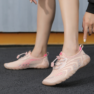 勒羊室内健身鞋女居家软底静音运动瑜伽鞋防滑减震跳绳专用训练鞋