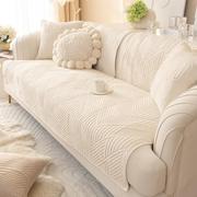 荷兰绒冬季沙发垫座垫，防滑坐垫子全包万能套罩盖布巾四季通用