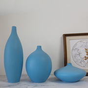 定制中式花瓶摆件新中式客厅插花瓶陶瓷餐桌，玄关禅意家居装饰