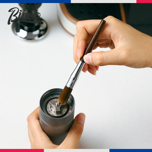 Bincoo咖啡毛刷磨豆机清理刷木质桌面清洁笔刷软毛冲煮头清理刷子