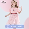 迪士尼女童连衣裙2024夏装裙子儿童网纱裙白雪公主洋气蓬蓬裙