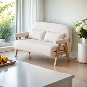 实木折叠沙发床多功能两用小户型，单人双人床家用阳台，现代风沙发床