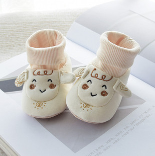 婴儿鞋袜子春秋冬0-1岁男女宝宝步前鞋3-12个月软底防滑学步6不掉