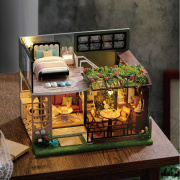 智趣屋diy小屋小半花园手工，拼装3d立体拼装建筑模型玩具生日礼物.