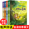 金波四季系列任选金波四季美文金波四季童话注音美绘版套装全套，4册儿童文学中小学阅读一年级二年级课外阅读6-9-12岁课外阅读