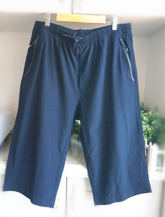 双星男士七分裤夏季薄款吸湿排汗跑步运动裤宽松休闲裤