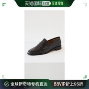 香港直邮潮奢atpatelier女士，airola黑色软羊皮平底鞋atpat3