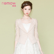 Nemow拿美南梦 春夏修身蕾丝长袖气质OL上衣女款外套A3D036