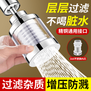 德国水龙头过滤器嘴，家用自来水净水器厨房防溅水神器万能接口