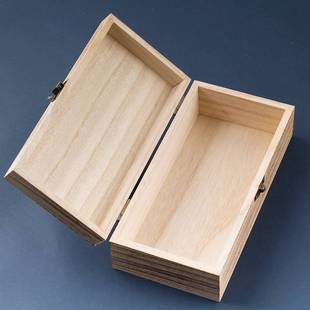 复古带锁盒子密码木箱木盒收纳木质实木储物箱子盒箱