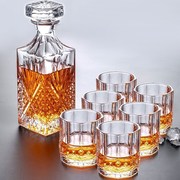 加厚洋酒瓶空瓶威士忌酒瓶酒樽酒杯玻璃家用密封大号摆件装饰欧式