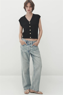MassimoDutti女装 夏季小香风法式背心开衫短外套05736510800