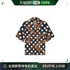 香港直邮潮奢amiri男士，豹纹圆点短袖衬衫