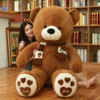 1.6毛绒玩具泰迪熊猫，超大号公仔抱抱熊布娃娃，玩偶米大熊狗熊女孩2