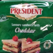 法国总统汉堡奶酪片，200gcheddar法国车达芝士片，面包早餐家用袋装