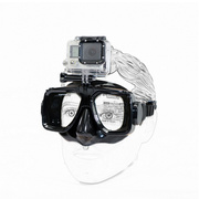 适用GoPro5 4hero 3+ 3 2山狗sj4000摄像机潜水眼镜gopro潜水面罩