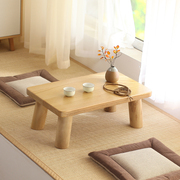 飘窗小桌子放在飘窗上的小桌子飘窗台小茶桌炕桌实木飘窗禅意茶桌