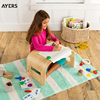 儿童写字桌椅套装宝宝多功能玩具学习桌书桌小孩桌幼儿园实木桌子