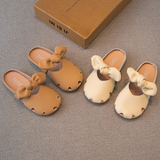 女童拖鞋包头镂空2023夏季儿童，鞋子小女孩公主，鞋软底防滑室内
