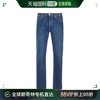 香港直邮潮奢off-white男士，灰白色低腰直筒，牛仔裤omya175c99d