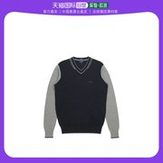 香港直邮ARMANI JEANS 拼色男士针织衫/毛衣 B6W32VB-DH阿玛尼