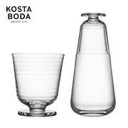 KOSTA BODA进口水晶玻璃Viva直口玻璃水瓶大容量家用水杯水壶套装