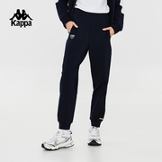 kappa卡帕复古休闲裤，2024女运动裤长裤收口小脚卫裤k0e22ak02