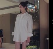 女士的法则许婕江疏影同款衬衫睡衣女中长款白色女衬衣长袖白衬衫