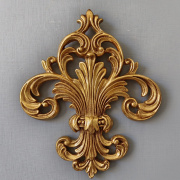 欧式复古金色壁挂装饰品壁饰装修贴花家居树脂工艺品摆件挂饰美式