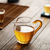 公道杯玻璃茶具分茶器带茶滤一体泡茶杯，高端公(高端公)杯茶海茶漏套装日式