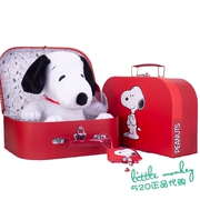 日本 Snoopy史努比 行李箱 steiff 可爱毛绒公仔布娃娃玩偶