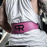 PR粉色轮子哥器械健身防护支撑力量训练耐磨硬拉腰带运动护腰
