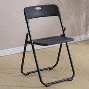 简约折叠椅子家用靠背椅成人塑料椅办公椅会展椅会议便携培训凳子