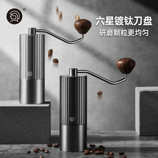 heroz3手摇磨豆机咖啡豆，研磨机手动钢芯磨豆器意式手磨咖啡机