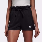Adidas阿迪达斯三叶草运动裤女子夏季健身休闲宽松针织短裤GJ6572