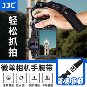 JJC微单反相机手腕带适用索尼A7M3 A7R3/R4 A6700富士XT4 XS10佳能M50II M6II尼康Z72 Z6II ZF理光GR3X手提带