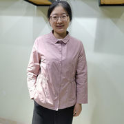 yun韫2024春装翻领单排扣长袖收腰女风衣，外套韩版女上衣2528