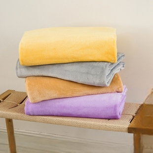 珊瑚绒毯床单人毛毯子(毛毯子，)空调毛巾被薄款盖毯垫夏季夏天宿舍午睡午休