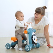 幼儿车6-18个月通用变色婴儿学步车，可坐可推防侧翻，保护车婴儿斜。