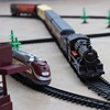 仿真古典儿童火车超长9.4米轨道，电动模型套装轨道车男孩玩具益智