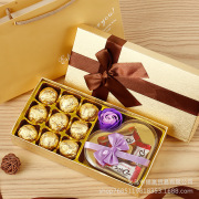 创意德芙巧克力礼盒装糖果零食送男女生七夕情人节礼物