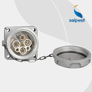 供应SP-4022防水工业插座4P250A IP67大电流铝外壳工业插座