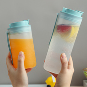 随手杯大容量创意可爱防摔儿童杯子夏天运动便携塑料水杯女随行杯