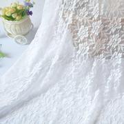 舞台白色纱布料装饰台餐厅布置9材料雷丝婚纱公主网纱缝纫床裙
