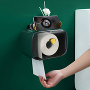 创意鹿角纸巾盒卫生间防水置物架厕所卷纸抽纸盒壁挂式纸巾架子