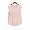 Z1欧美外贸大牌莫代尔宽松全棉珍珠粉色女夏季T恤上衣