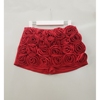 法式裙裤高级感小众高奢重工立体玫瑰花朵装饰迷你短裤潮品时髦精